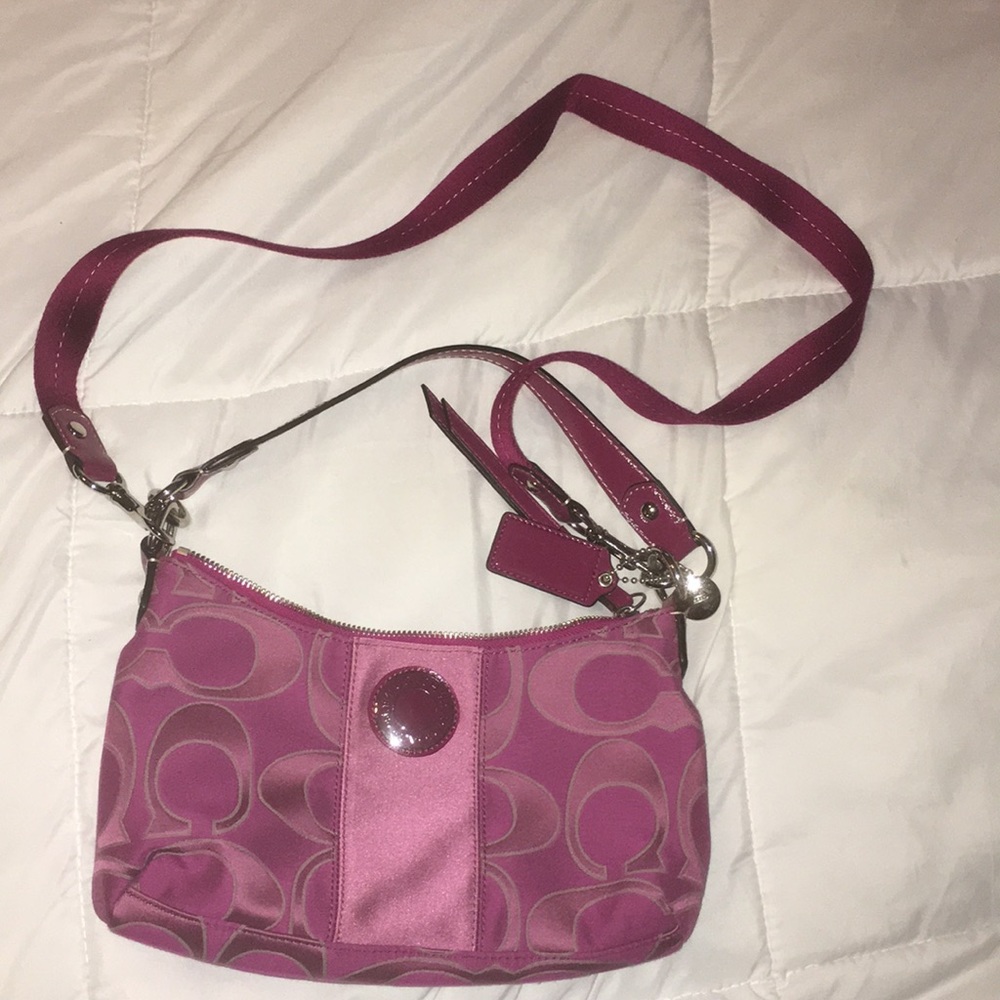 Maroon Coach Purse